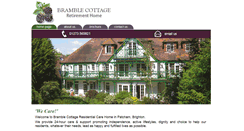 Desktop Screenshot of bramblecottagebrighton.com