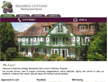 Tablet Screenshot of bramblecottagebrighton.com